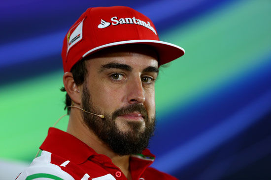 包含法拉利碾压索伯车队，阿隆索扛起全队的词条